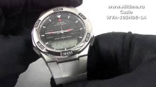 Мужские японские наручные часы Casio Edifice WVA105HDE1A [upl. by Isobel]