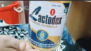 Lactodex Starter Milk Powder Review  New Born Baby Food छोटे बच्चे को कब और कौनसा मिल्क पाउडर दे [upl. by Etnomaj]