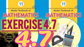 47🌟 MATH 🌴✨ CLASS 11 NBF FEDERAL BOARD NATIONAL CURRICULUM 🌴✈️exercise solution 💯 [upl. by Roper127]