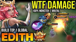 EDITH BEST BUILD 2023  BUILD TOP 1 GLOBAL EDITH GAMEPLAY  MOBILE LEGENDS✓ [upl. by Michiko]