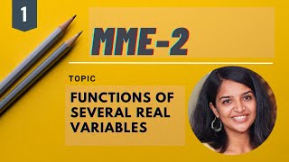 Mathematical Methods for Economics 2  Lecture 1  Functions of Several Real Variables [upl. by Aninnaig]