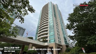 Spacious 💥Penthouse💥 with Panoramic Views in Metrotown🌟2204 5833 WILSON AVE BURNABYvancouverrealty [upl. by Talanta175]