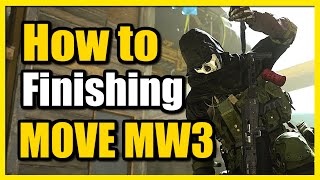 How to Perform a Finishing Move in COD Modern Warfare 3 Quick Tutorial [upl. by Aihsekel452]