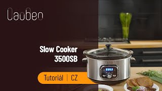 Lauben  Slow Cooker 3500SB  Tutoriál  CZ [upl. by Ahseet]