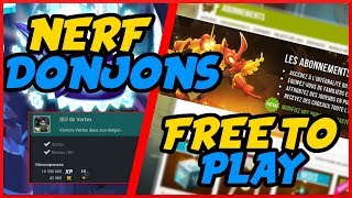 NERF DONJONS amp DOFUS GRATUIT  IMPACTS sur le jeu  DOFUS [upl. by Olinde]