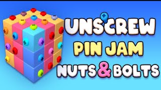 Unscrew Pin Jam Nuts amp Bolts by EOGAMES IOS Gameplay Video HD [upl. by Ab]