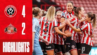 Six goal THILLER 😱  Sheffield United 42 Sunderland  Womens Championship highlights [upl. by Iran]