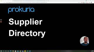 Prokurias Supplier Directory  easy seamless and smart sourcing with Prokuria [upl. by Timon]