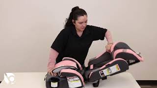 Howto Video Baby Trend Hybrid 3in1 Combination Booster Seat  Backrest [upl. by Aisyla]