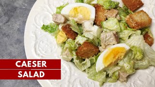 Best Caesar Salad Recipe  How To Make Classic Caesar Salad mamagician [upl. by Killian434]