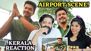 MERSAL Thalapathy Vijay Mass Airport Scene REACTION  Malayalam  Atlee  A R Rahman  Samantha [upl. by Nicolais]