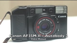 Canon AF35M II  Autobody 2 Video Manual [upl. by Gilliam]