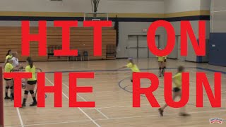 Practice Hitting Balls on the Run  Volleyball 2016 13 [upl. by Seto]