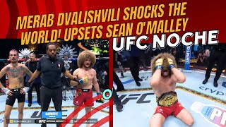 Merab Dvalishvili Shocks the World Upsets Sean OMalley to Claim Bantamweight Title at UFC Noche [upl. by Leahcimed431]