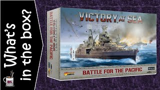 Victory at Sea Battle for the Pacific starter set whats in the box unboxing and review [upl. by Maclean]