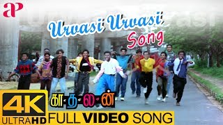 Urvasi Urvasi Full Video Song 4K  Kadhalan Songs  Prabhu Deva  AR Rahman  Shankar [upl. by Carlton847]