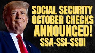 Social Security October Payments COMING SOON SSA SSI SSDI October Payment Schedule [upl. by Ymrej]