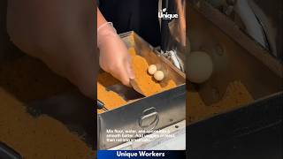 Making chinese street food balls  The workers do their job perfectly  machine shorts [upl. by Uzia62]