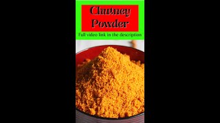 Idly Podi Recipe  Chutney Powder Shorts [upl. by Yeslek]