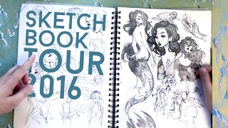 Sketchbook Tour MayDec 2016  Jacquelin de Leon [upl. by Peltz]