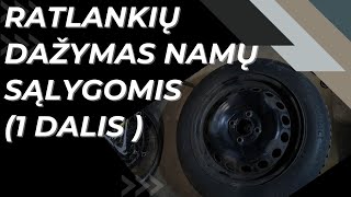 Ratlankių Dažymas Namų Sąlygomis Pasidaryk Pats 1 dalis  Painting Wheels in your Home DIY part 1 [upl. by Guimond]