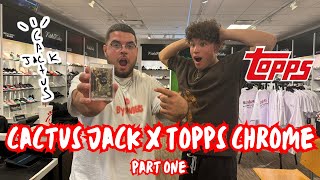 OPENING CACTUS JACK X TOPPS CHROME BOXES  Part One [upl. by Atniuq]