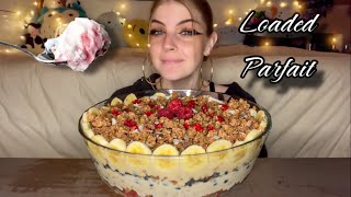 HUGE LOADED PARFAIT Vegan No Talking [upl. by Mharg]