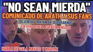 quotNO SEAN MlERDAquot COMUNICADO DE ARATH DE LA TORRE EN VIVO FUERTE DECLARACION DE TEAM MAR [upl. by O'Neill]