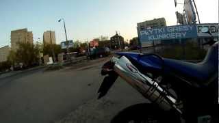 Yamaha XT660X XTX with Scorpion exhaust  sound check with flames [upl. by Millham]