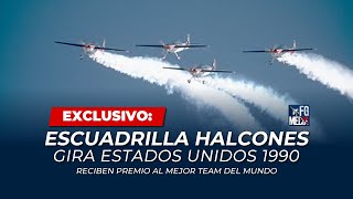 EXCLUSIVO GIRA 1990 USA  Escuadrilla de alta acrobacia Halcones Fuerza aérea de Chile  FGMEDIA [upl. by Anael247]