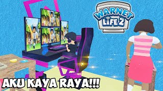 SAATNYA JADI KAYA DAN UPGRADE WARNET KITA Warnet Simulator 2 GAMEPLAY 2 [upl. by Gino240]