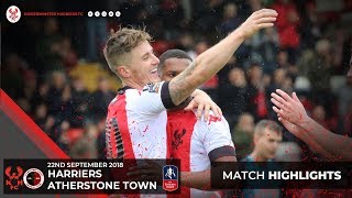 Match Highlights Harriers 50 Atherstone Town 220918 [upl. by Anizor121]