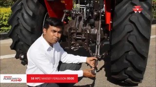 Massey 9500 Tractor  Telugu [upl. by Airottiv]