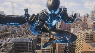 symbiote suit marvels spiderman 2 gameplay [upl. by Atorod180]