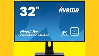 iiyama ProLite XB3270QS monitor Quick overview [upl. by Attiuqram]