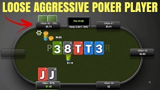 How to Beat a Loose Aggressive Poker Player Do THIS [upl. by Ardnatal566]