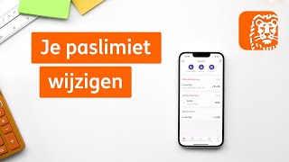 Paslimiet wijzigen  Digitaal Bankieren Hoe werkt dat  ING [upl. by Ahsok]