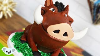 The Lion King PUMBA CAKE  Birthday Party Ideas Cake Art  Koalipops [upl. by Ravel]