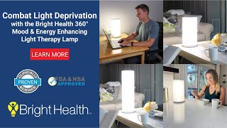 Meet the Bright Health 360° Light Therapy Lamp  A Better Way to Boost Your Wellness [upl. by Llenral]