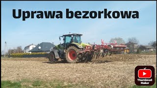 Uprawa bezorkowa po kukurydzy Claas Axion 810 z horsch w akcji 🚜 GR MACURA 🌟 [upl. by Lah]