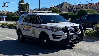 Richmond RCMP  Supervisor Unit RI6028 Responding Code 3‼️ [upl. by Chaudoin]