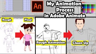 My 2D Animation Process in Adobe Animate  Explained in HIndi  English Subtitles [upl. by Joella706]