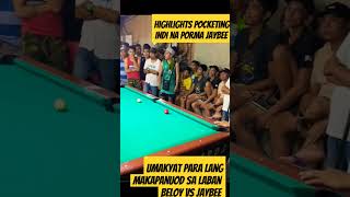 Beloy vs Jaybee sucal pocketing highlights billiard bilyarista subscribe [upl. by Sevart]