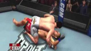 UFC 2009 Undisputed Online 1  Demian Maia Blame Truth vs Michael Bisping [upl. by Annairb]