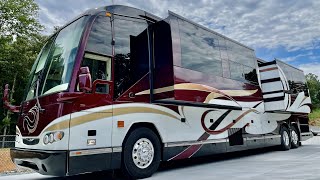 STUNNING QUAD SLIDE 2009 Prevost Featherlite Sold [upl. by Alicec]