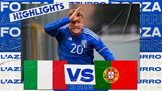 Highlights ItaliaPortogallo 21  Under 20  Elite League [upl. by Bernardi]