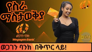 Ethiojob vacancy 2023 today  Wegagen Bank job vacancy 2023  የስራ ቦታ ማስታወቂያ ከወጋገን ባንክ [upl. by Ellevehs]