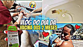 VACINA DE 2 MESES REAÇÕES E CUIDADOS QUE EU TIVE 🩵 [upl. by Raymonds]