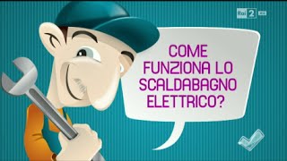 La manutenzione dello scaldabagno elettrico  Detto fatto del 07032016 [upl. by Arualana]