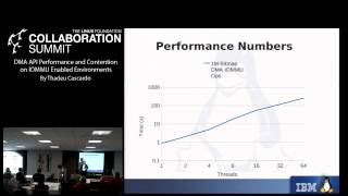 Collaboration Summit 2013  DMA API Performance and Contention on IOMMU Enabled Environments [upl. by Kevan]